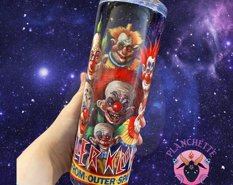 Space Clowns Metal Tumbler