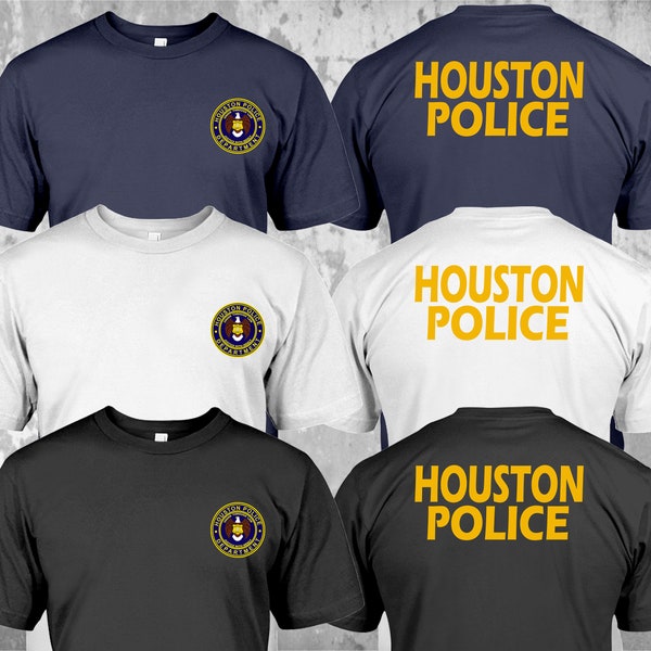 New Police Department Houston Texas US Unites States Special Force Rescue Tshirt T-Shirt