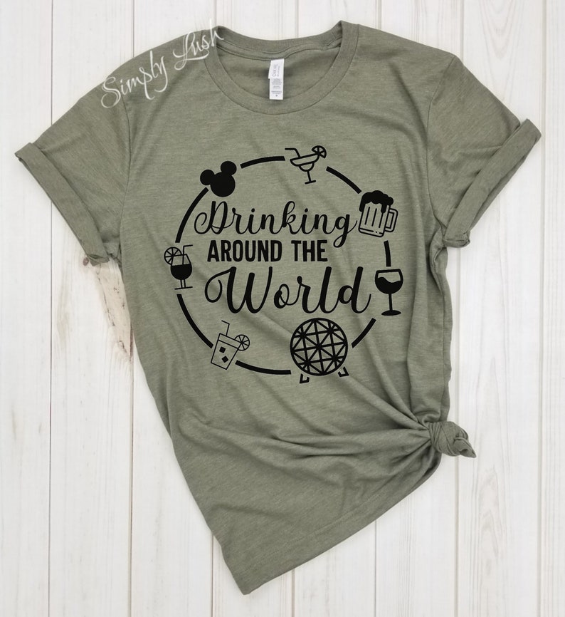 drinking around the world t shirts