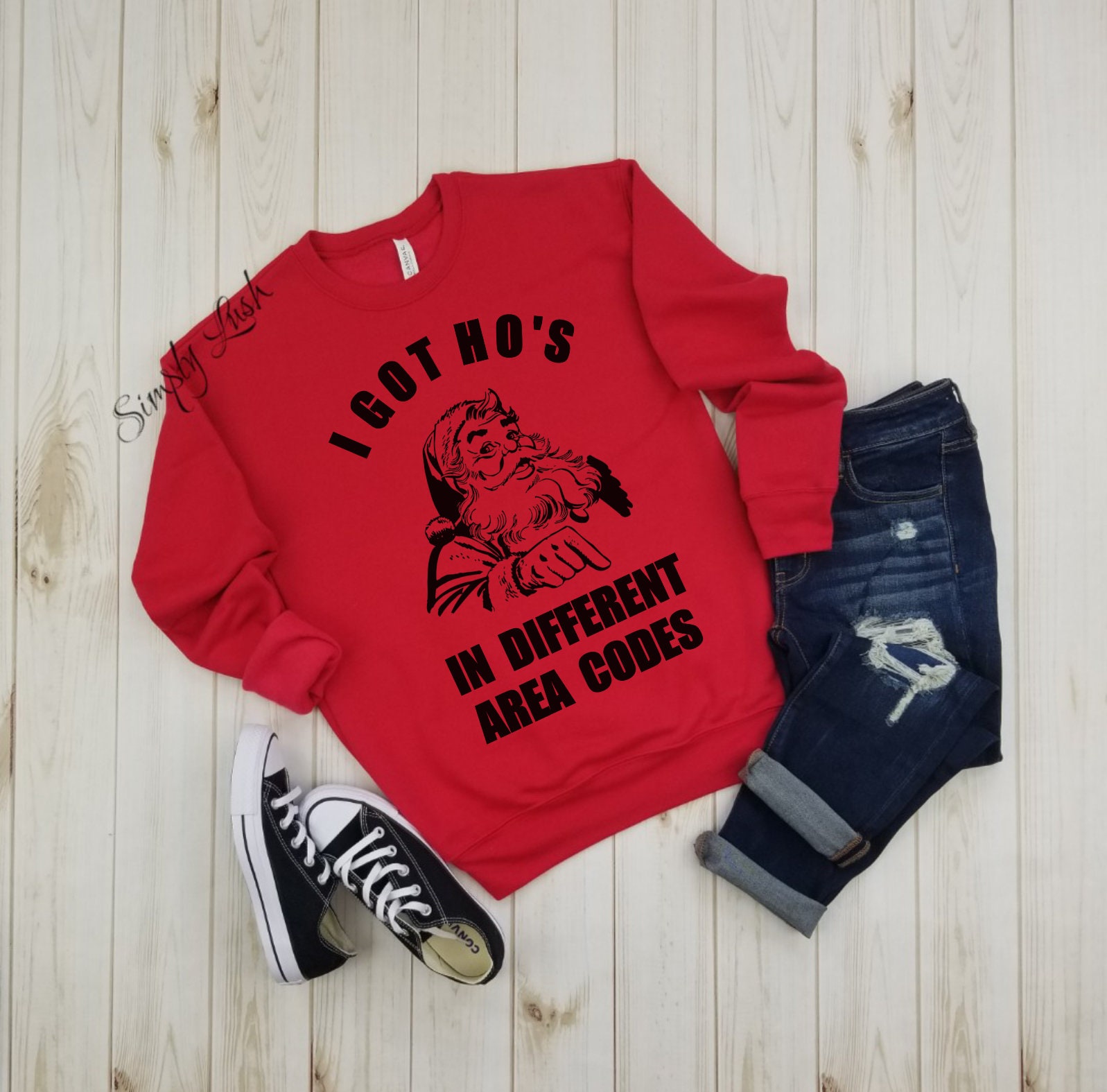 I Got Ho's in Different Area Codes Fleece Sweatshirt Etsy
