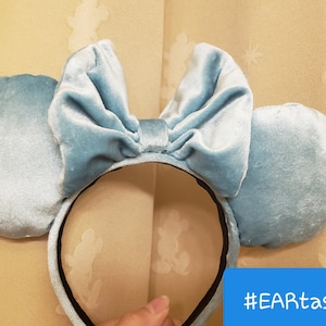 Aqua velvet ears. Velvet ears are  ready for your park adventures