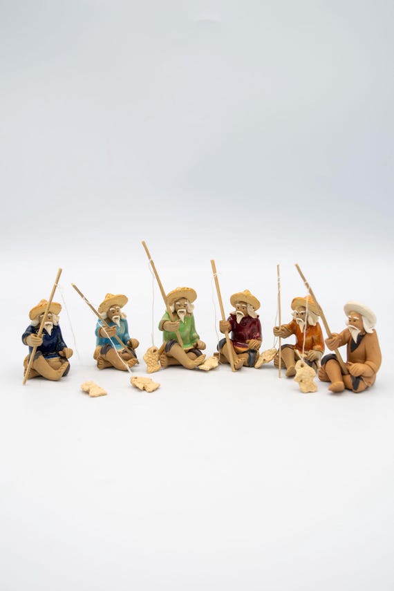 Bonsai Figurines 1.25"-1.75" Mudmen Fisherman, Bonsai Decorations &  Accessories, Zen Garden - Etsy Canada