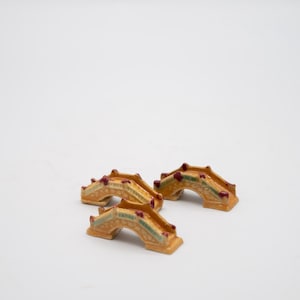 Mini Ceramic Bridge: Handcrafted Bonsai Fairy Garden Decor