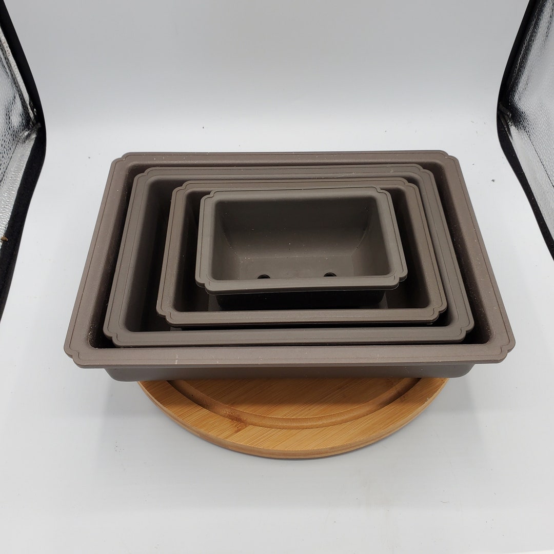 Bonsai Plastic Training Pots for Bonsai Trees 611.25, Good for Pre