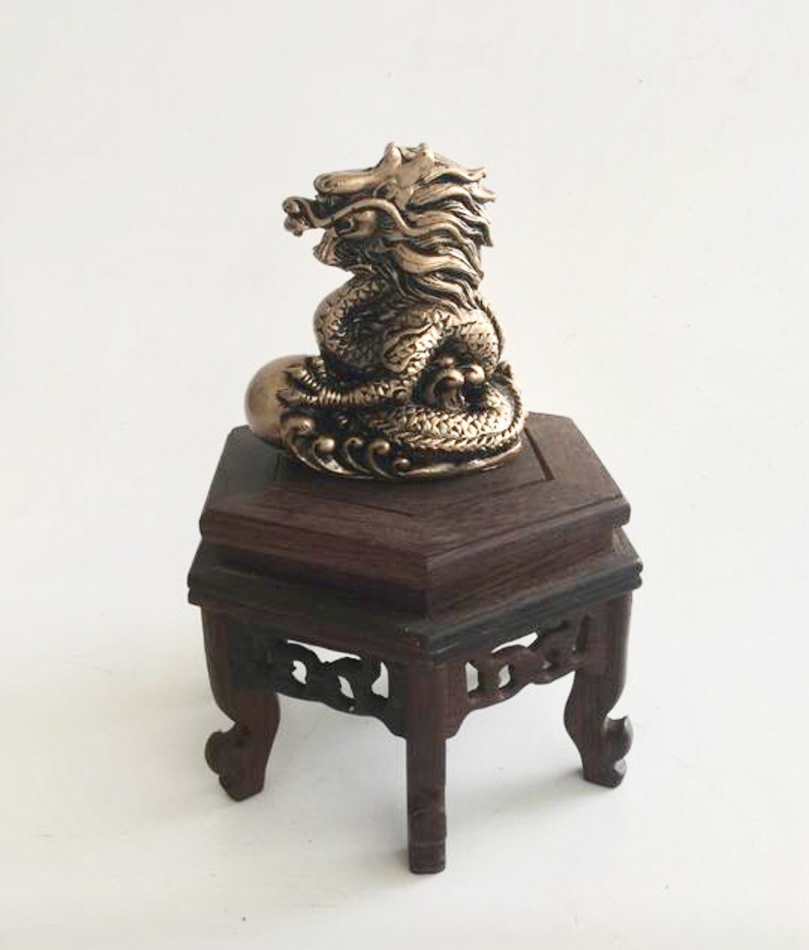 Dragon Bonsai Figurine Statue Miniature Decor Collectible Etsy Australia