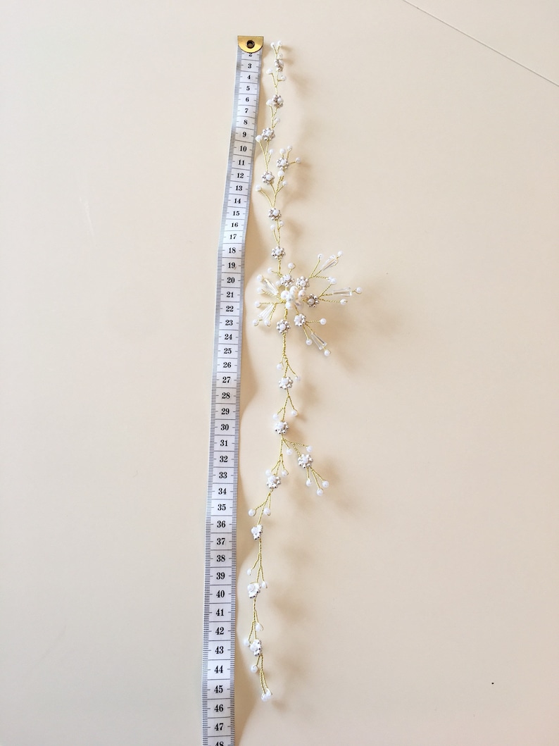 delicate hair vine bridal circlet floral hair piece bridal hair vine