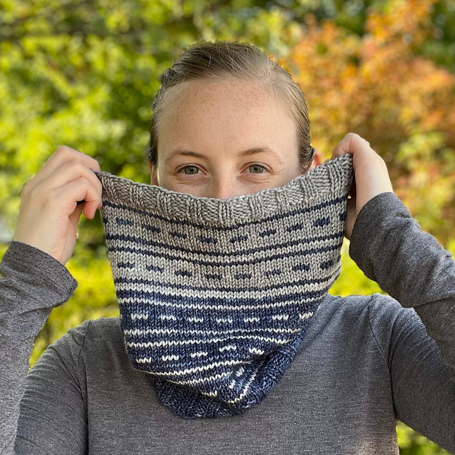Dk Cowl Pattern Simple Cowl Knitting Pattern // DK Weight Cowl // Easy to Knit Cowl ...