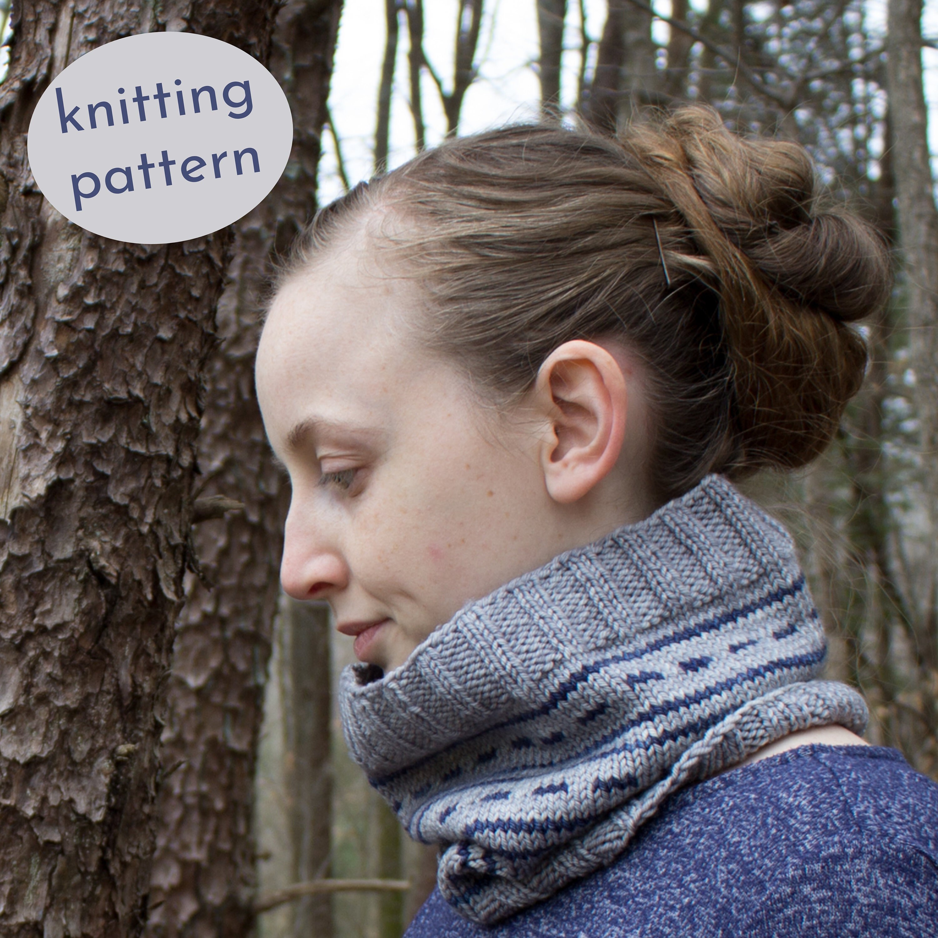 Dk Cowl Pattern Simple Cowl Knitting Pattern // DK Weight Cowl // Easy to Knit Cowl ...