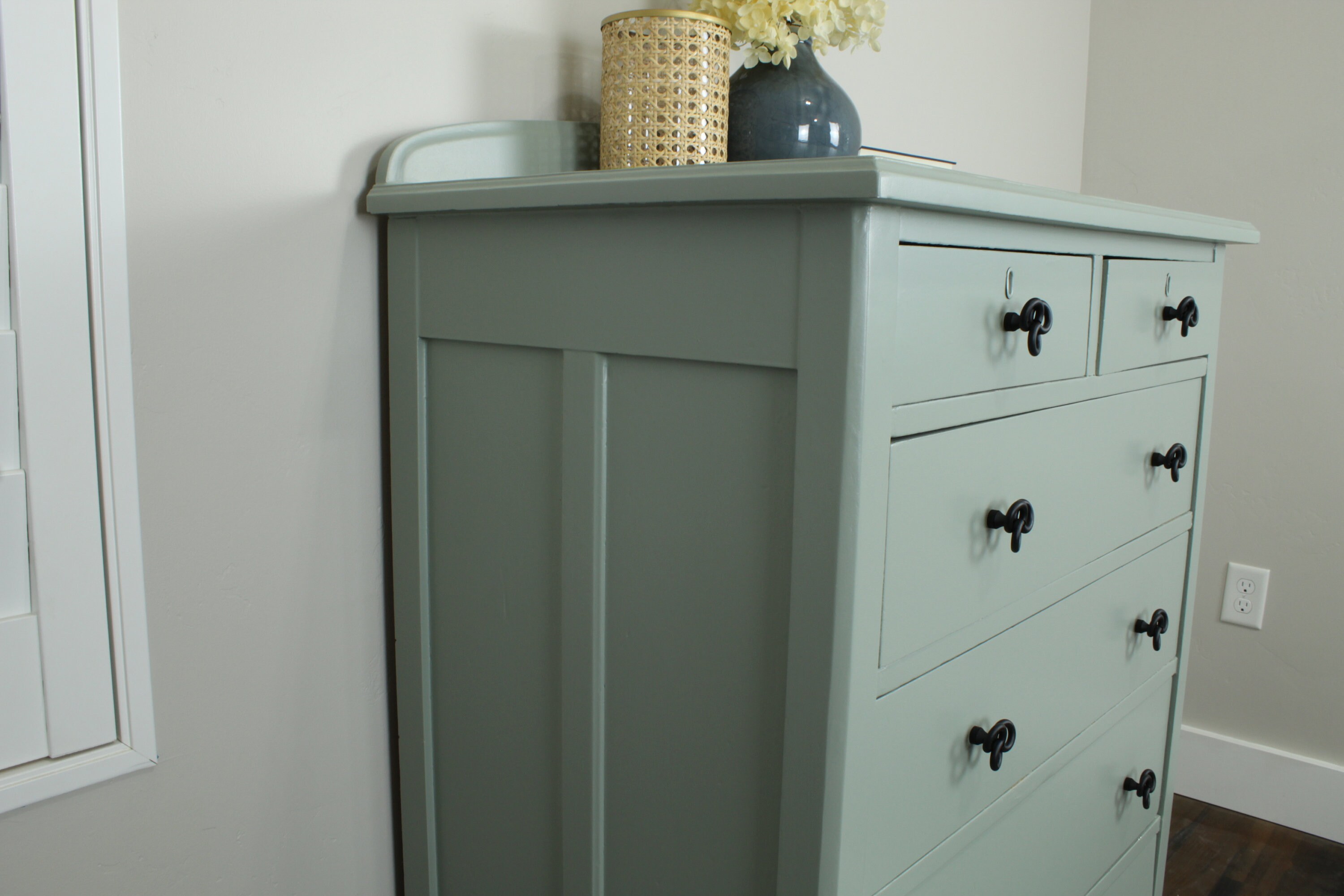 Soldexample Only Custom Painted Sage Green Dresser Etsy New Zealand