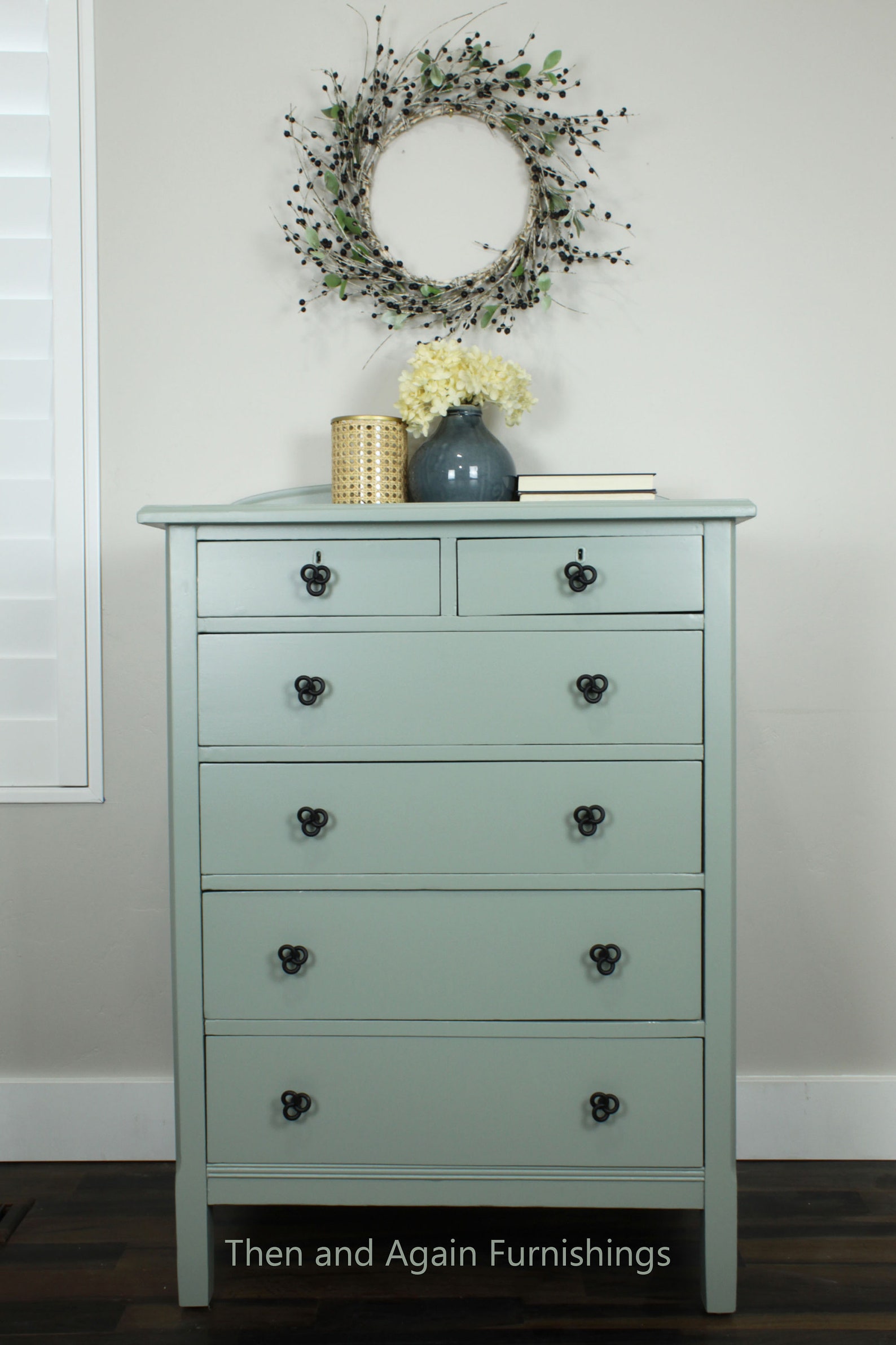 Soldexample Only Custom Painted Sage Green Dresser Etsy New Zealand