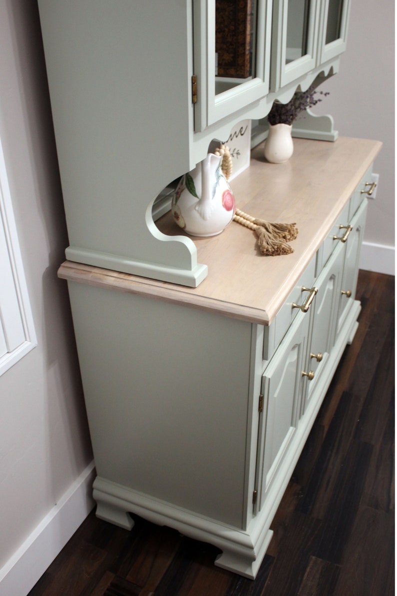SOLD. Do Not Buy. Vintage Sage Green Buffet - Etsy