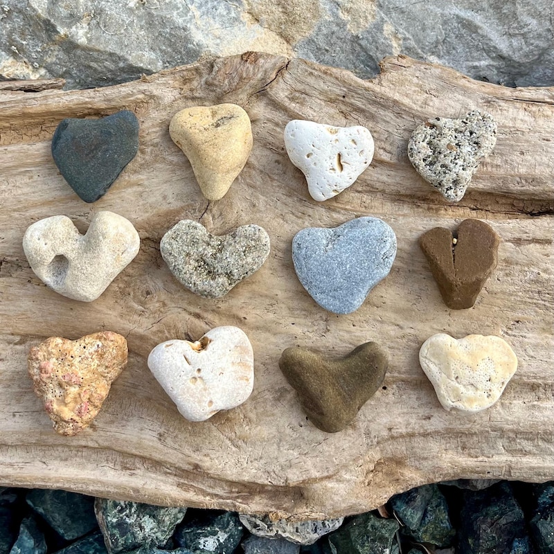Heart Shaped Rocks - Etsy