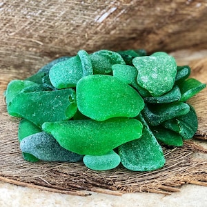 Large Green Seaglass