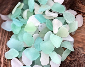 1” Caribbean Seaglass - 12 pcs