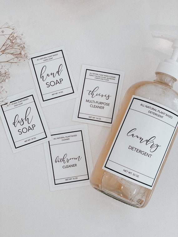 label starter pack laundry label thieves cleaner label etsy