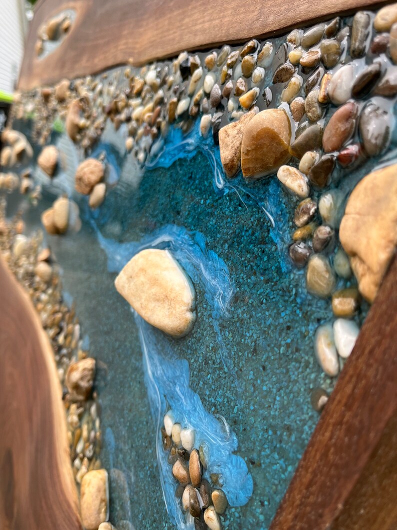 READY TO SHIP Epoxy River Wall Art Wood Wall Art Resin Etsy