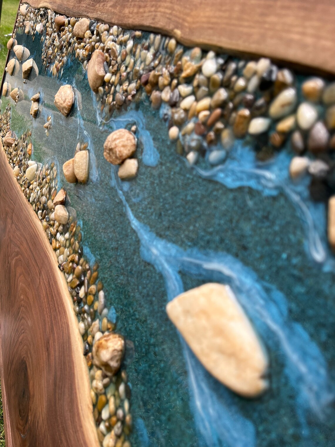 READY TO SHIP Epoxy River Wall Art Wood Wall Art Resin Etsy