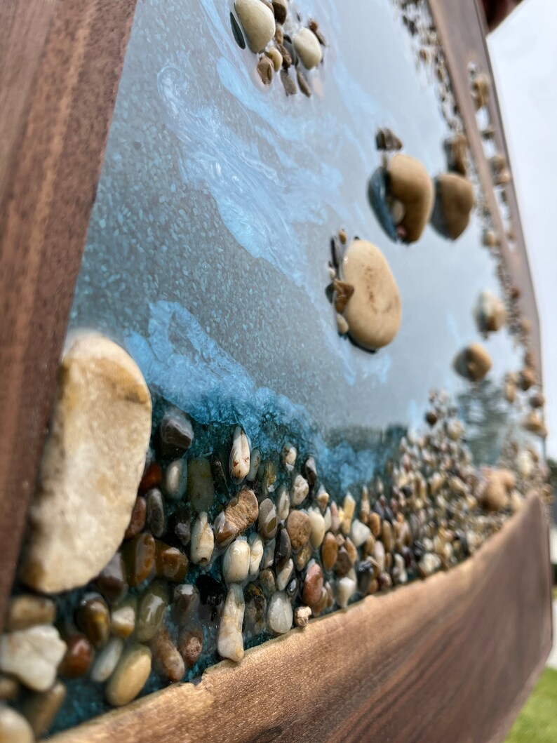 READY TO SHIP Epoxy River Wall Art Wood Wall Art Resin Etsy