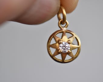 Venus Star Medallion Gold 21 k. Diamond