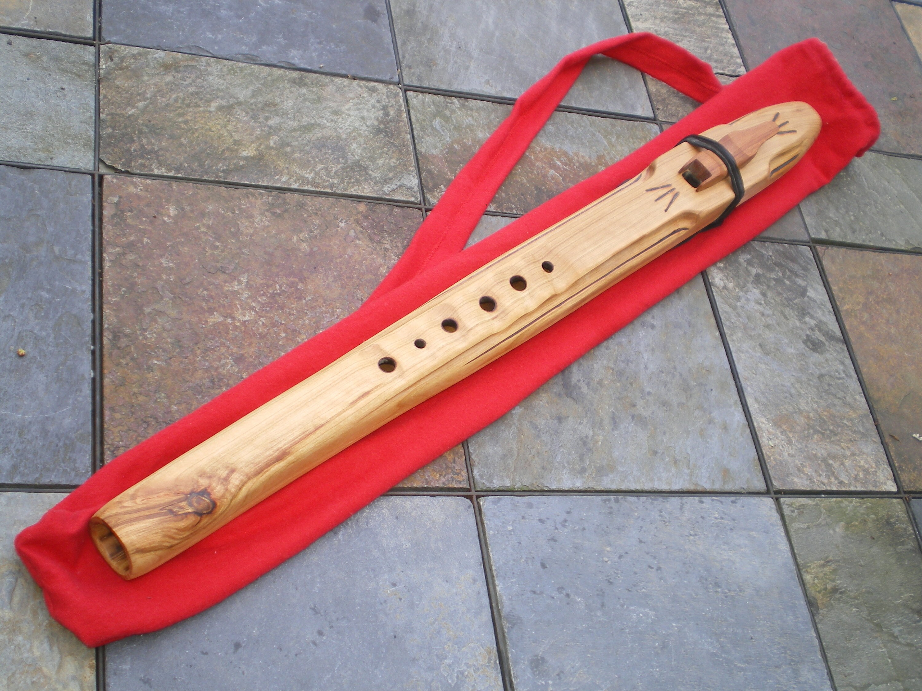 Native American Style Wood Flute key of E Major Etsy