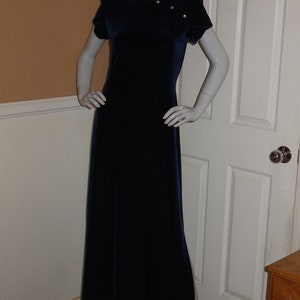 Blue Velvet 80&#39;s Cheongsam