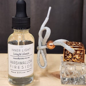 Marshmallow Fireside Car reed diffuser, car scents,  room scents