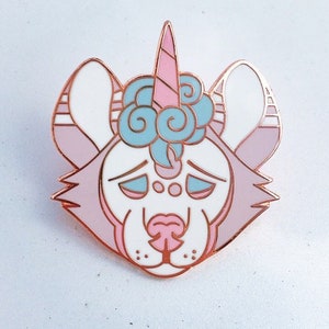 Uniyena (Unicorn Hyena) Enamel Pin
