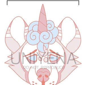 Uniyena Unicorn Hyena Enamel Pin image 4