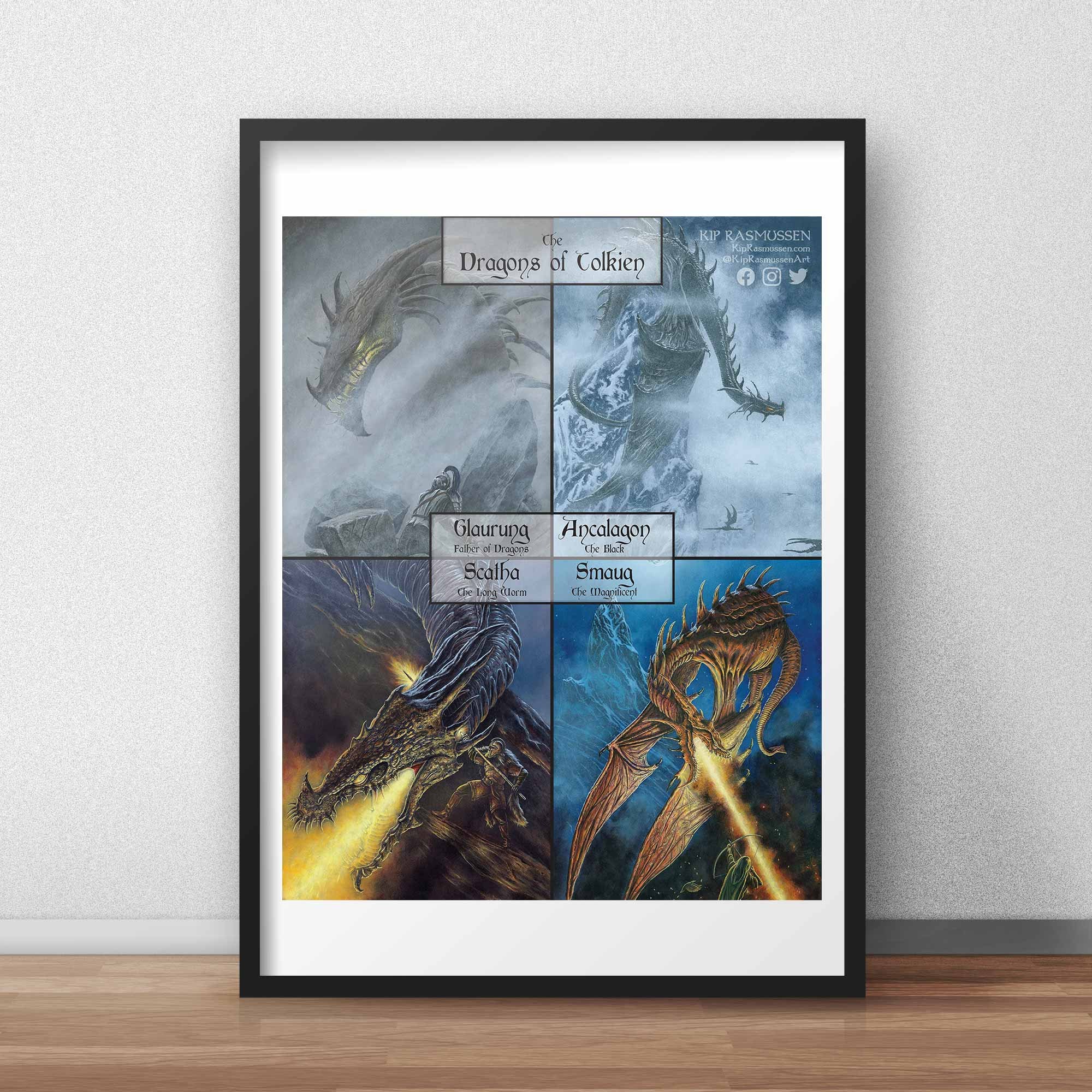 Tolkien Art Print The Lord of the Rings The Hobbit The -  Portugal