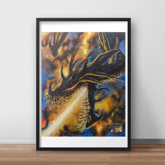 Ancalagon the Black  Dragon design, Painting, Middle earth