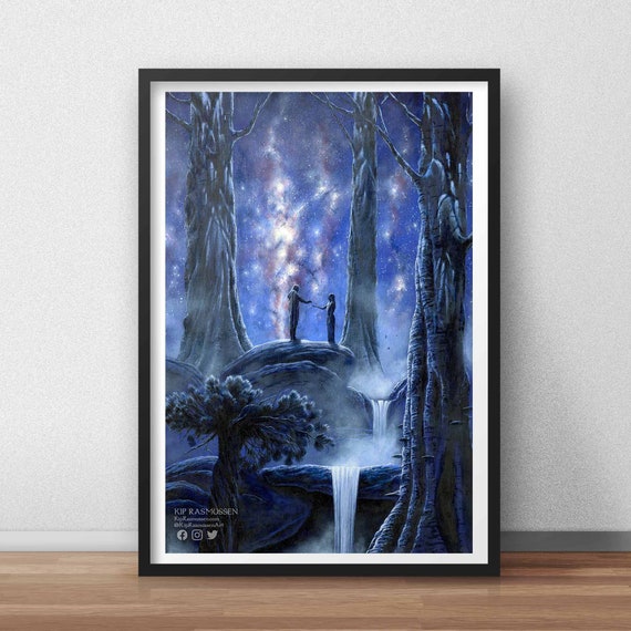 Tolkien Art Print The Lord of the Rings The Hobbit The | Etsy
