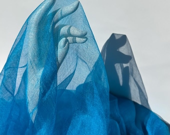 Auténtica tela de seda Margilan cortada a medida / Gasa de seda 100% uzbeka para fieltro Nuno, bufandas y arte textil / Textil de seda ligero y enrarecido
