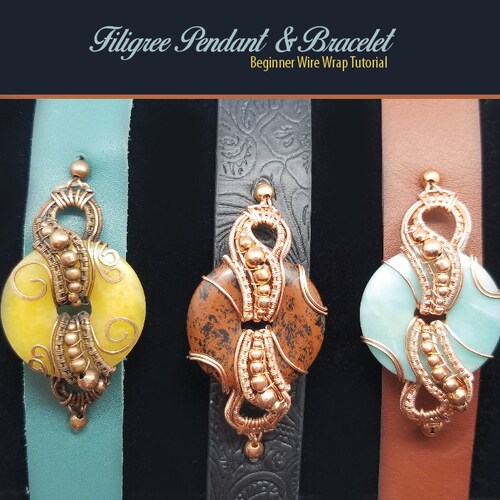 Wire Wrap Bracelet TUTORIAL Only. Traditional Style With Top Etsy