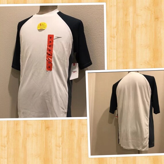 speedo mens swim shirt