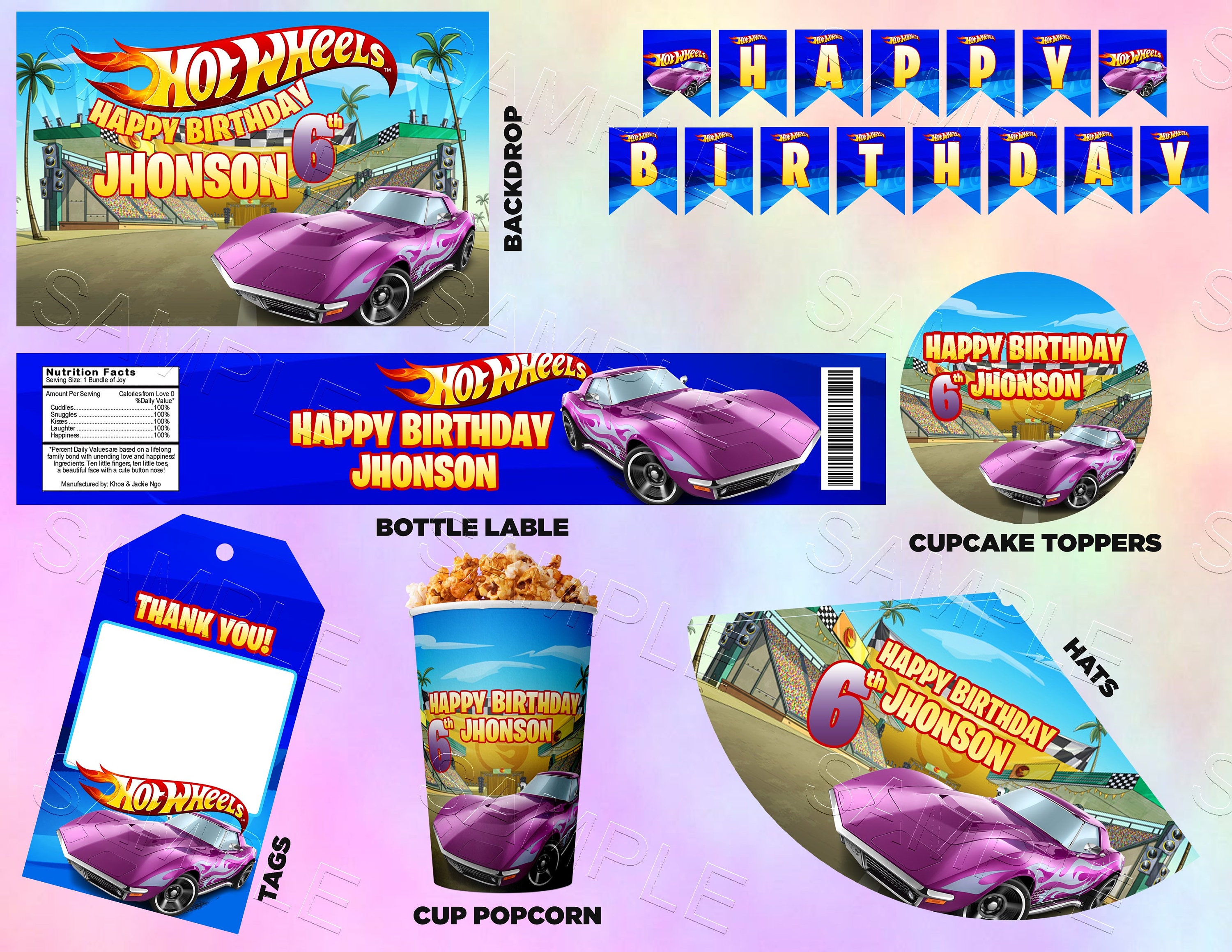 Hot Wheels Birthday Party Decorations Hot Wheels Birthday Etsy