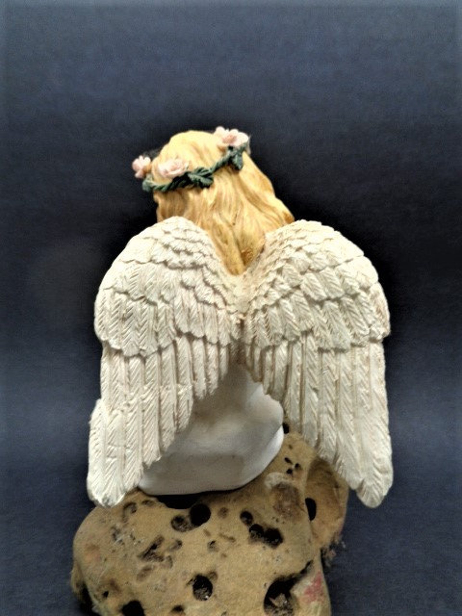 Angel Sitting on a Shelf Angel on the Mantel Christmas Etsy