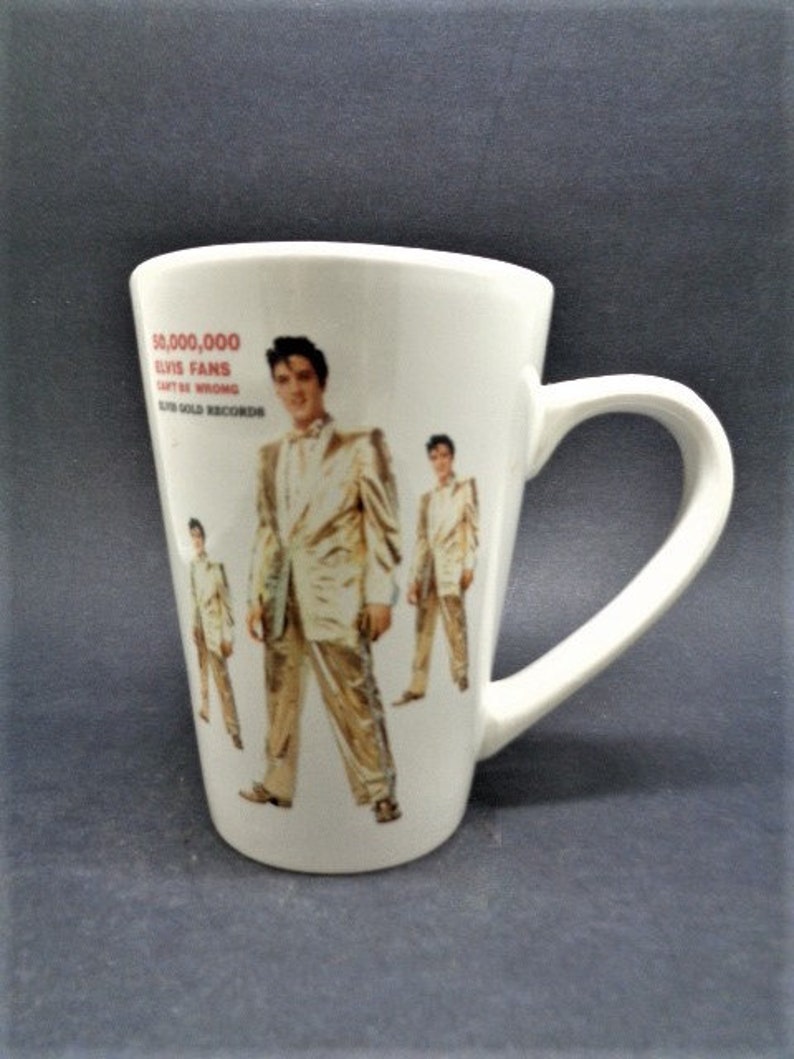 Elvis Presley Mug Collectible Mug Elvis Lovers Elvis Fans Etsy