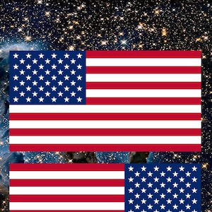 United States Flag, USA Decor, Vinyl Sticker, Car, Truck, Laptop, Phone, Water Bottle, Tumbler, Bumper, Window, Waterproof, Fade Resistant