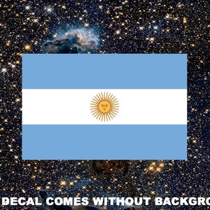 Argentina Flag, Argentine Decor, la Argentina, Bumper Stickers, Desktops, Laptops, Car Window, Phones, Vinyl Decal