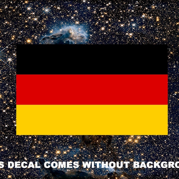 Germany Flag, Deutschland Decor, Bumper Stickers, Laptops, Windows, Desktop, Phones, Vinyl Decal