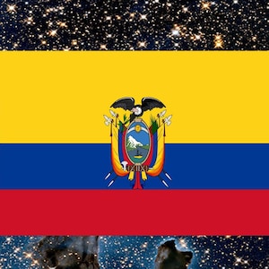 Ecuador Flag, Ecuadorian Decor, Bumper Stickers for Car, Laptop, Cell phone, Water Bottle, Window, Weatherproof, Vinyl Decal