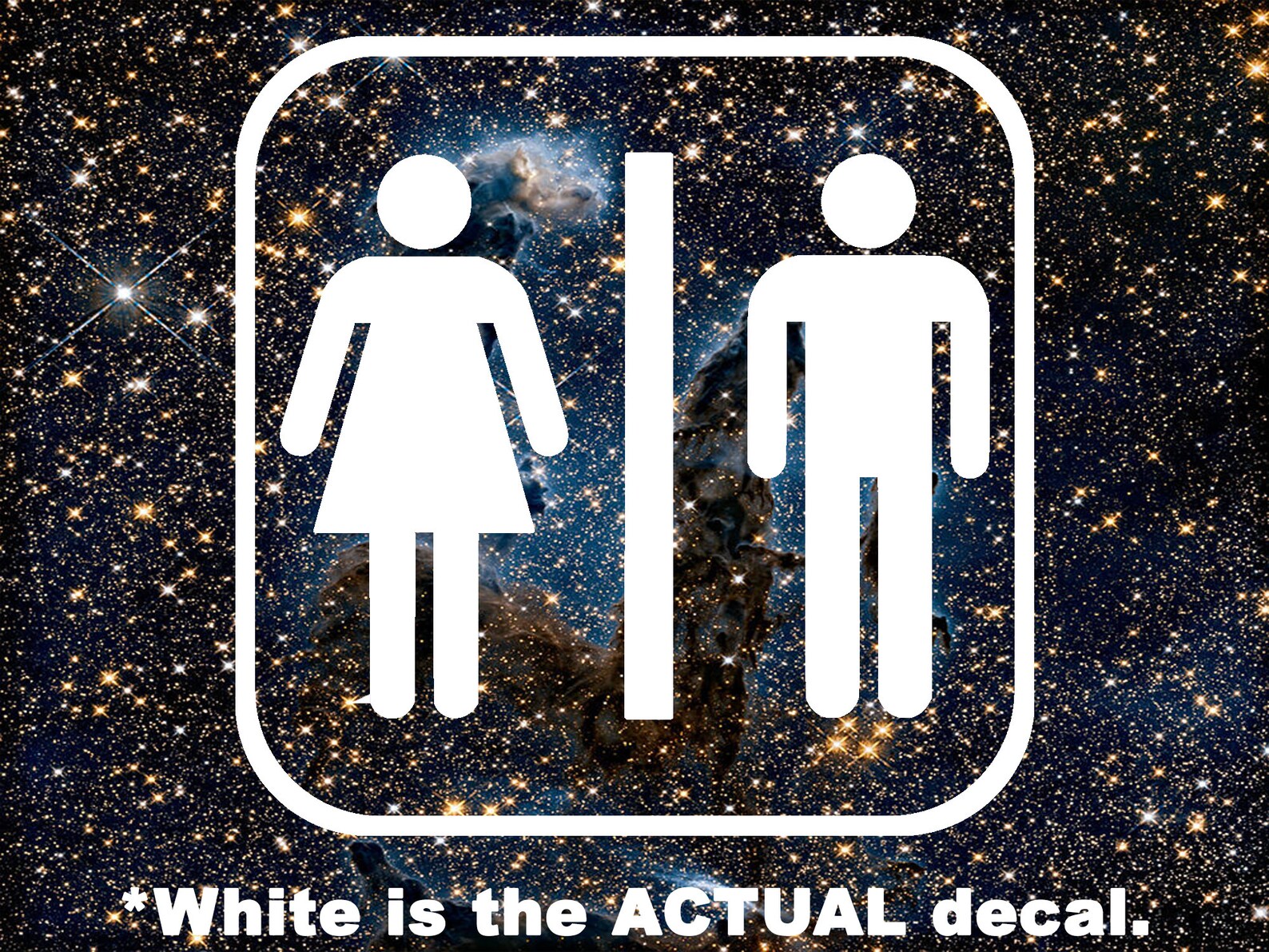 Men Women Restroom Decal Bathroom Sign Bathroom Decor - Etsy