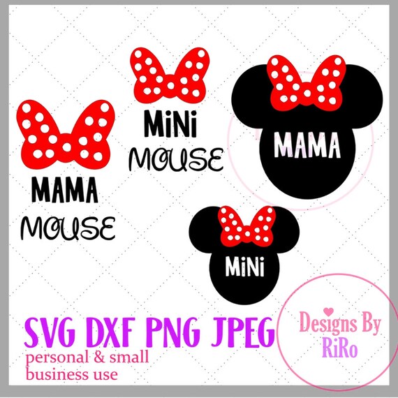 Download Mama Mouse SVG Mama Mini SVG Minnie Mouse svg cricut | Etsy