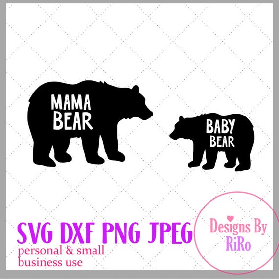 Download Mama Bear Svg Baby Bear Svg Mama Svg Mama Bear Shirt Design Etsy