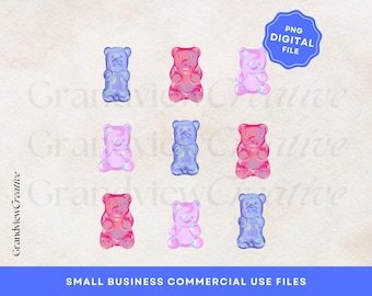 Teddy Bear Svg Gummy Bear Coquette PNG Digital File, Cute Girly PNG, T-Shirt Graphic Design, POD Design, Just a Girl Shirt Design