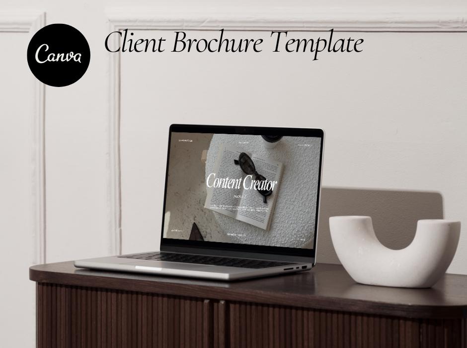 Services & Pricing Guide Client Brochure Template: Portfolio, Case ...