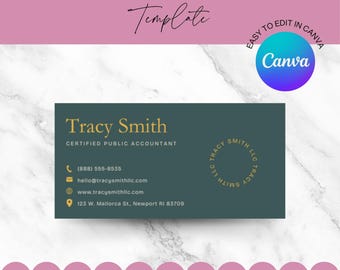 Email Signature Template, Canva Email Signature Design, Gmail Email Signature, Outlook, Small Business Email Signature