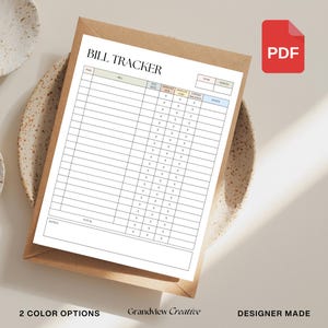 Monthly Bill Tracker. Bill Payment Checklist Tracker. Printable Bill Pay Organizer. Bill Payment Tracker. Bills Checklist. Instant Download