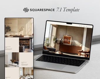 Plantilla de sitio web de Squarespace para agencias de redes sociales, agencias de marketing, sitios web de coaches, cursos en línea, sitios web modernos de Squarespace 7.1