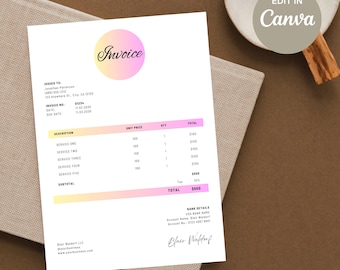 Order Form Editable, Crafters Order Form Template, Etsy Shop Craft Business Forms, Small Business Forms Instant Digital Download I08